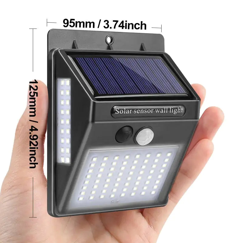 Garden Solar Lamp PIR Motion Sensor  Essential Elegance By MustardSeed.com 1 Piece 3 Mode  