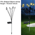 Solar Firefly Lights  Essential Elegance By MustardSeed.com 1Pc 6LED Warm white  