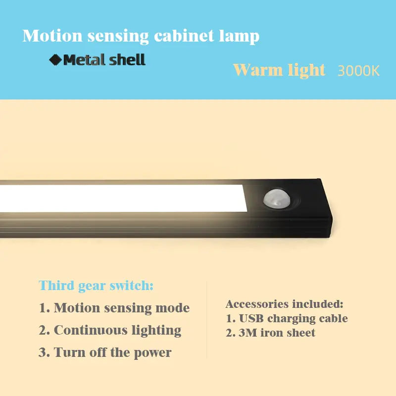 Sensor Light Cabinet Lighting Kit  Essential Elegance By MustardSeed.com   