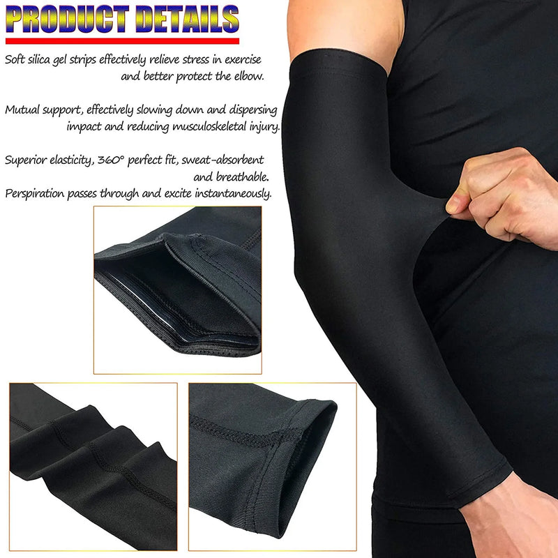 Sport Arm Compression Sleeve  Essential Elegance By MustardSeed.com   