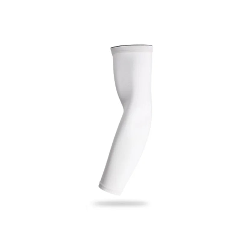 Sport Arm Compression Sleeve  Essential Elegance By MustardSeed.com 1 Piece White Extra Large 