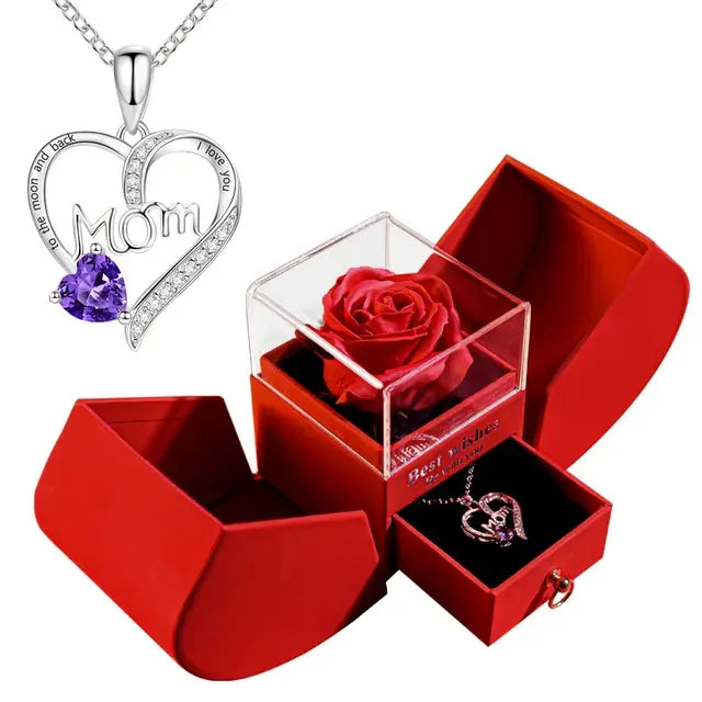 Eternal Rose Gift Box  Essential Elegance By MustardSeed.com Set 6-Silver  