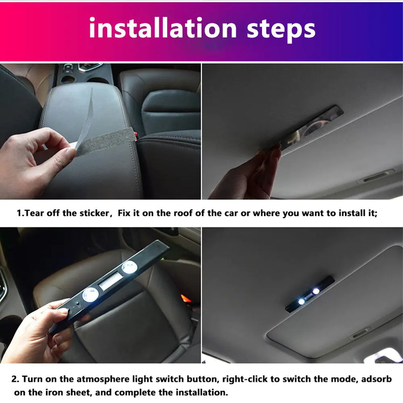 Car Multi-Function Led Lighting  Essential Elegance By MustardSeed.com   