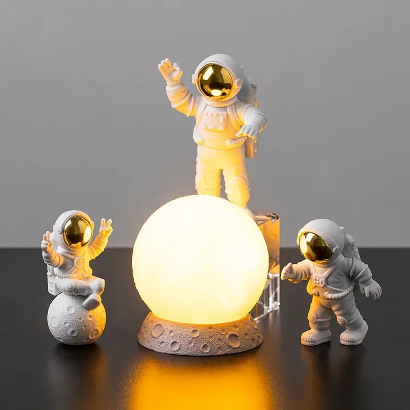 Astronaut and Moon Home Decor Set  Mustard Seed1   