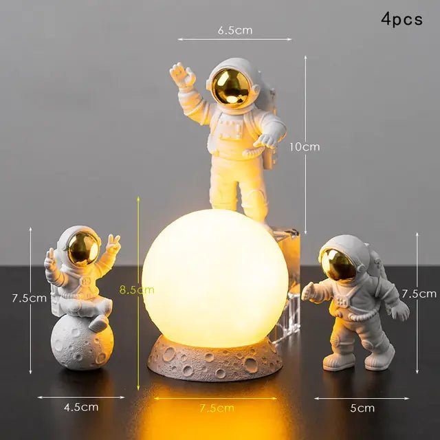 Astronaut and Moon Home Decor Set  Mustard Seed1   