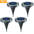 Solar Powered Ground Lights  Essential Elegance By MustardSeed.com 4PCS White 