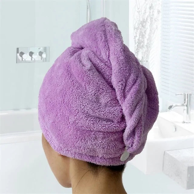 Women Towel Bathroom Microfiber  Essential Elegance By MustardSeed.com Purple 25x65cm 