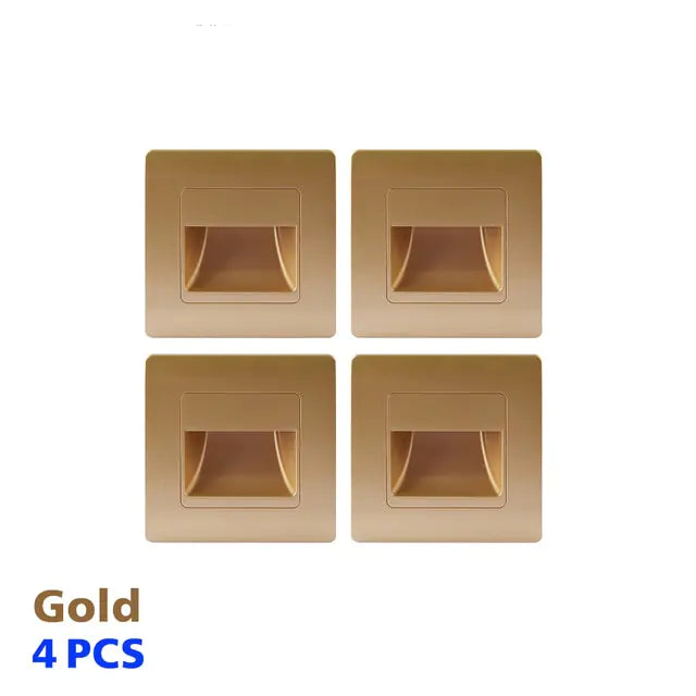 Indoor Wall LED Lighting  Essential Elegance By MustardSeed.com Gold 4pcs Normal 