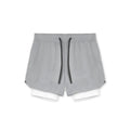 Men Fitnes Sport Short  Essential Elegance By MustardSeed.com Grey S 