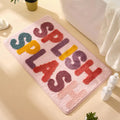 Plush Microfiber Bath Mat  Essential Elegance By MustardSeed.com L splish 40x60cm 