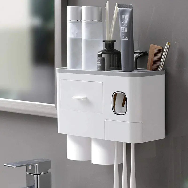 Bathroom Magnetic Storage Rack  Essential Elegance By MustardSeed.com   