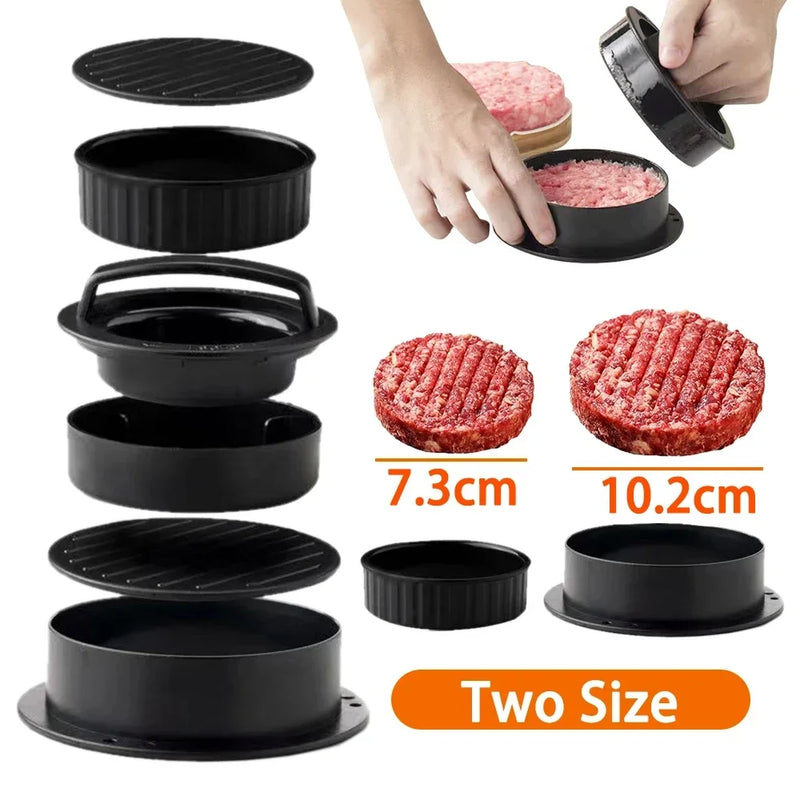 Non-Stick Hamburger Meat Press Maker  Essential Elegance By MustardSeed.com   