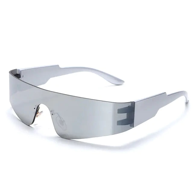 Sport Fashion Goggle Sunglasse  Essential Elegance By MustardSeed.com Silver  