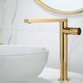 Bathroom Single Handle Basin Faucet  Essential Elegance By MustardSeed.com Gold Long 260 x 120 MM 