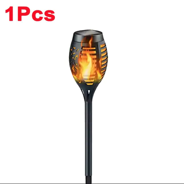 Solar Flame Torch Lights  Essential Elegance By MustardSeed.com Flame 1  Pieces 