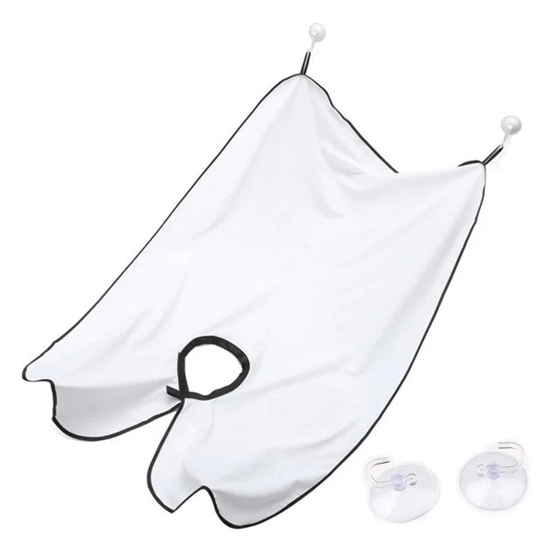 Men's Bathroom Apron  Essential Elegance By MustardSeed.com White Apron  