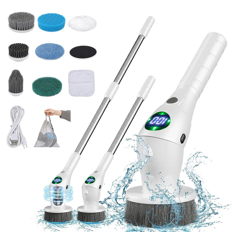 Electric Cleaning Brush  Essential Elegance By MustardSeed.com   