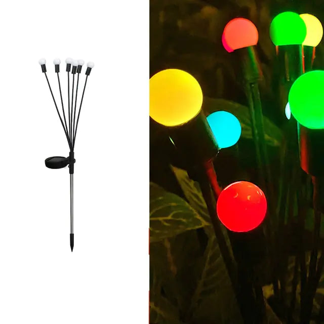 Garden Waterproof Solar LED Light  Essential Elegance By MustardSeed.com RGB 1 Piece  