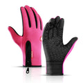 Waterproof Outdoors Cycling Gloves  Essential Elegance By MustardSeed.com Pink Small 