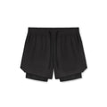 Men Fitnes Sport Short  Essential Elegance By MustardSeed.com Black 3XL 