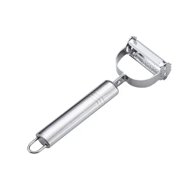 Kitchen Multifunctional  Peeler  Essential Elegance By MustardSeed.com 2in1 17.5X5.5CM 