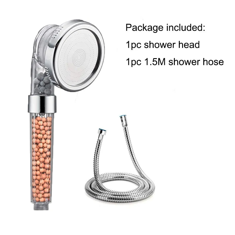 Bathroom 3 Mode Shower Head  Essential Elegance By MustardSeed.com As picture 8 230 MM 