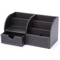 Desk Organizer Office Management  Essential Elegance By MustardSeed.com Black  