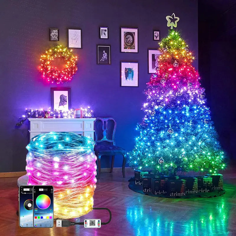 LED String Lights Christmas  Essential Elegance By MustardSeed.com   