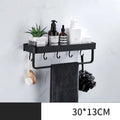 Bathroom Shower Holder Storage Rack  Essential Elegance By MustardSeed.com Black 9 30 CM 