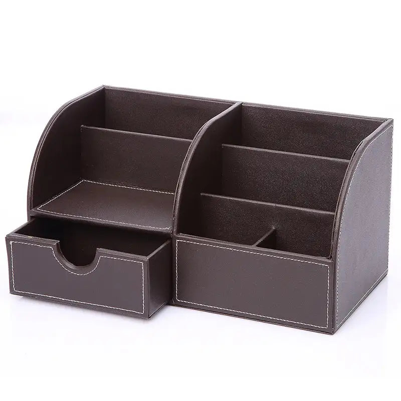 Desk Organizer Office Management  Essential Elegance By MustardSeed.com Maroon  