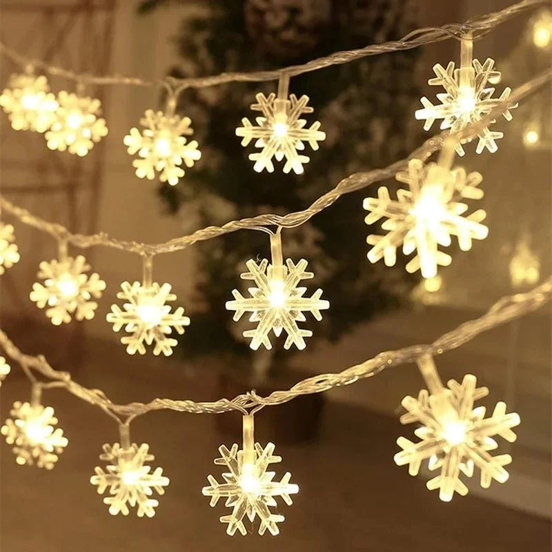 LED Snowflake Lights  Essential Elegance By MustardSeed.com   