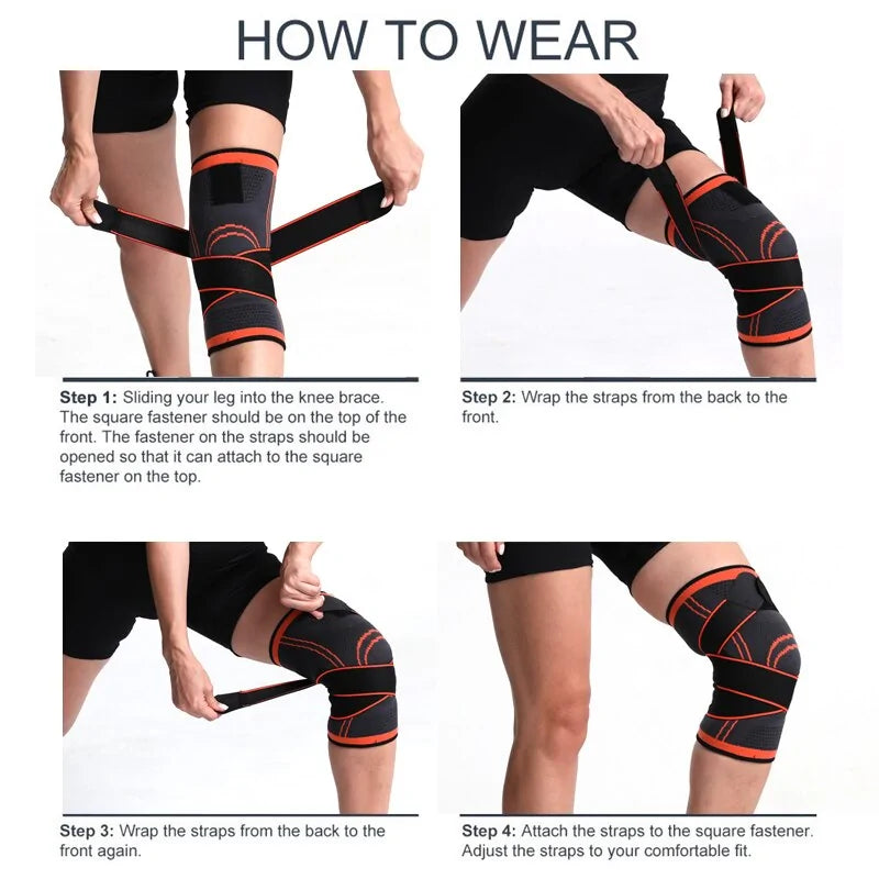 Sports Men Kneepad  Essential Elegance By MustardSeed.com   