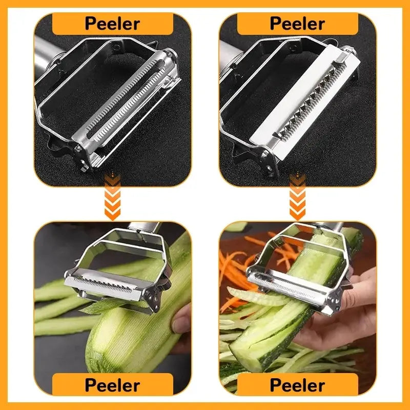 Kitchen Multifunctional  Peeler  Essential Elegance By MustardSeed.com   