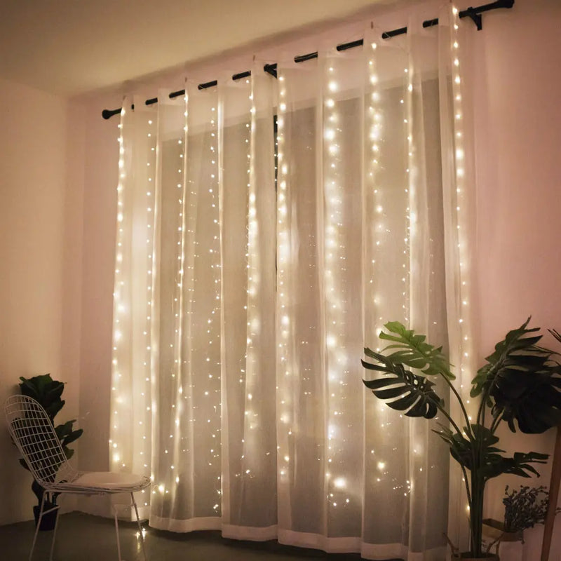 Christmas Curtain Lights  Essential Elegance By MustardSeed.com   