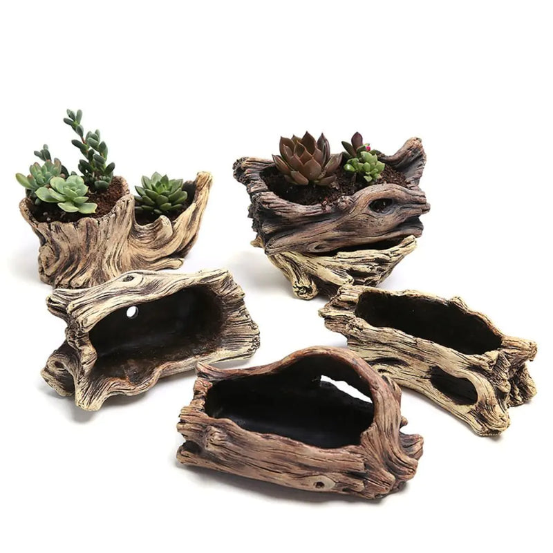 Garden Tree-Shaped Resin Succulent Planter  Essential Elegance By MustardSeed.com   