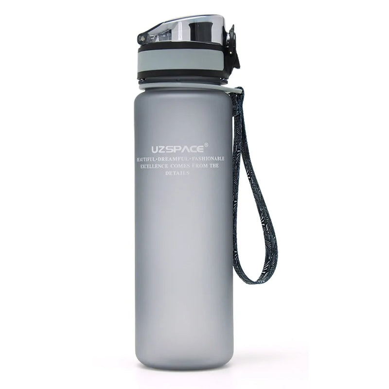 Sport Water Bottle  Essential Elegance By MustardSeed.com Gray 500ml 