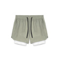 Men Fitnes Sport Short  Essential Elegance By MustardSeed.com Fruit Green S 