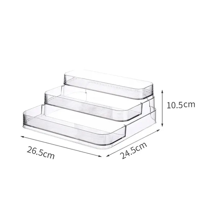 Bathroom Shelf Makeup Organizer  Essential Elegance By MustardSeed.com 3 Tier 18.5D x 26W x 10H Centimeters 