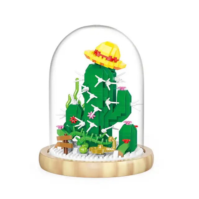 Building Blocks Home Decoration  Essential Elegance By MustardSeed.com Green 14.2*11 Centimeter 