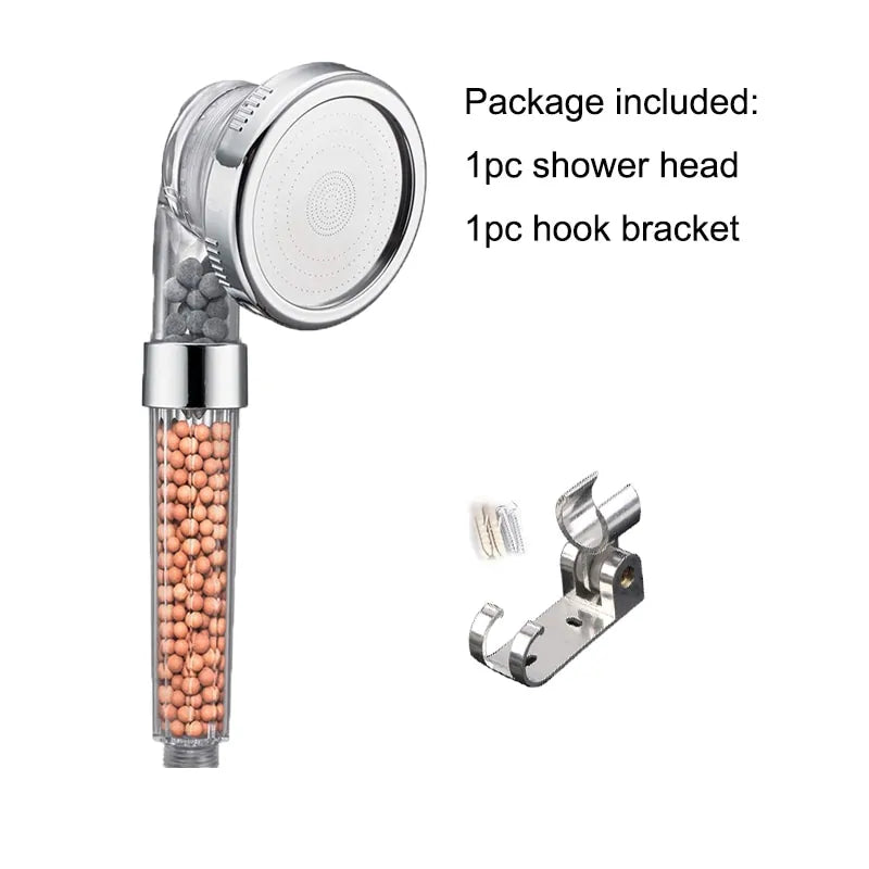 Bathroom 3 Mode Shower Head  Essential Elegance By MustardSeed.com As picture 6 230 MM 