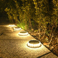 Solar Ground Lights  Essential Elegance By MustardSeed.com Warm  