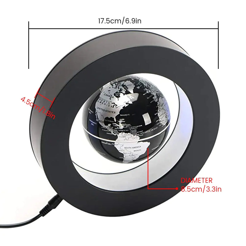 Magnetic Globe Lamp Lights  Essential Elegance By MustardSeed.com   