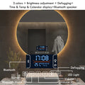 LED Bathroom Mirror  Mustard Seed1 Bluetooth Speaker 40x40cm 