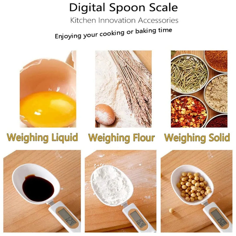 LCD Digital Kitchen Scale  Essential Elegance By MustardSeed.com   