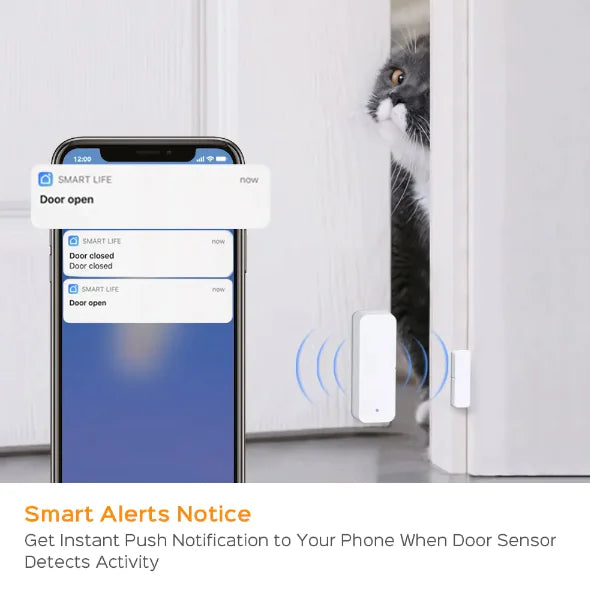 Smart Home Door Sensor  Essential Elegance By MustardSeed.com   