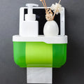 Bathroom Portable Tissue Box  Essential Elegance By MustardSeed.com Green Large 