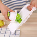 Kitchen Shredder Slicer  Essential Elegance By MustardSeed.com White  