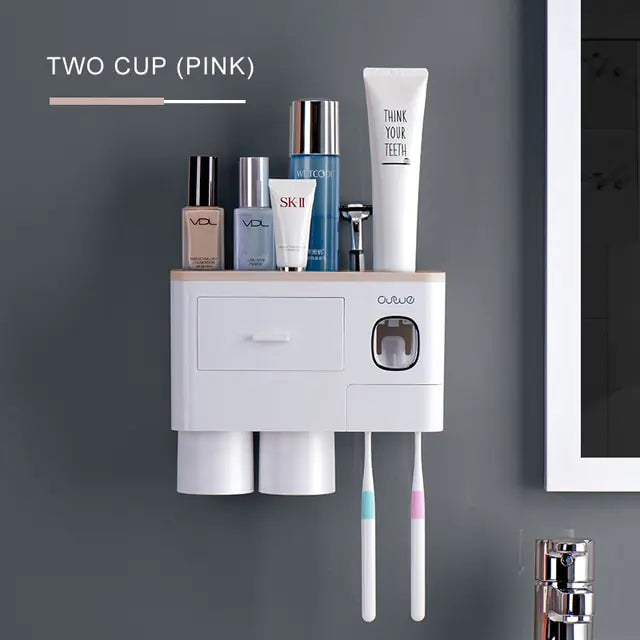 Bathroom Magnetic Storage Rack  Essential Elegance By MustardSeed.com CF048-1 23*18.8*10cm 