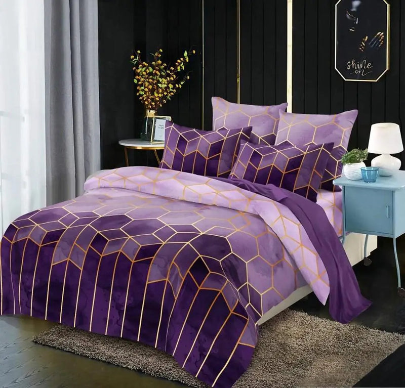 Geometry Comforter Bedding Set  Mustard Seed1 style7 US Full 200x230cm 