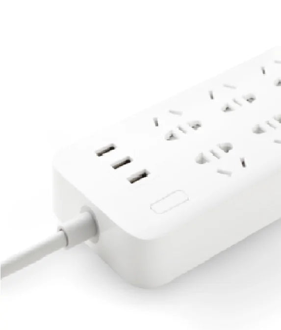 Smart Home Extension with 6 Outlets and 3 USB Ports  Essential Elegance By MustardSeed.com   